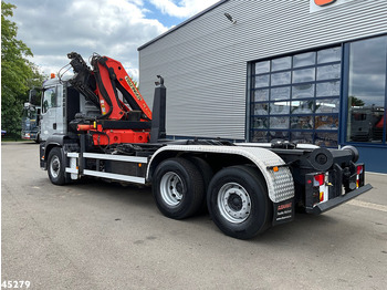 Camion ampliroll, Camion grue MAN TGA 26.360 6x4H Palfinger 21 Tonmeter laadkraan: photos 2