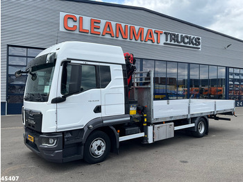 Camion grue MAN TGL 12.220 Euro 6 Palfinger 11 Tonmeter laadkraan Just 60.518 km!: photos 2