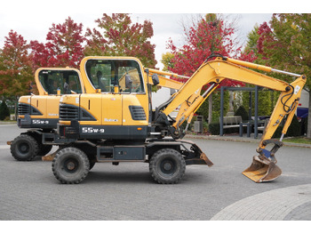 Pelle sur pneus Hyundai Robex 55W-9 Wheeled Excavator 5.5t / 2 units: photos 3
