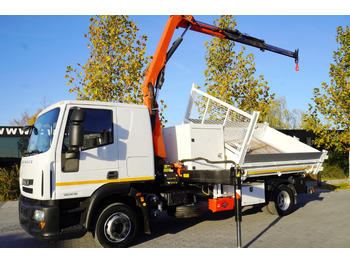 IVECO Eurocargo 120E18 Crane Palfinger / 3-way tipper / sleeper cab en leasing occasion IVECO Eurocargo 120E18 Crane Palfinger / 3-way tipper / sleeper cab: photos 3