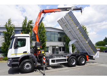 MERCEDES-BENZ AROCS 2633 6x4 / 5.5 T crane FASSI F135 / Tipper 15 EPAL en leasing occasion MERCEDES-BENZ AROCS 2633 6x4 / 5.5 T crane FASSI F135 / Tipper 15 EPAL: photos 5