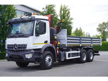 MERCEDES-BENZ AROCS 2633 6x4 / 5.5 T crane FASSI F135 / Tipper 15 EPAL en leasing occasion MERCEDES-BENZ AROCS 2633 6x4 / 5.5 T crane FASSI F135 / Tipper 15 EPAL: photos 2