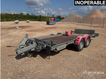 Remorque porte-engin surbaissée HUBIERE