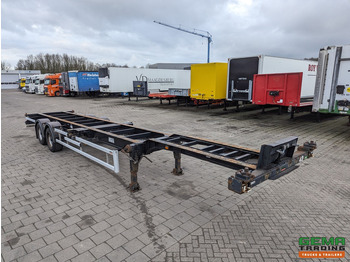Semi-remorque porte-conteneur/ Caisse mobile Floor FLCO 12-18 2-Assen BPW - Trommelremmen - 2x 20FT en 40FT Aansluiting - 4140KG: photos 4