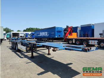 Semi-remorque porte-conteneur/ Caisse mobile Krone SD 40 45 FT ContainerChassis 4720kg - BPW drum Brakes  (O1503): photos 3
