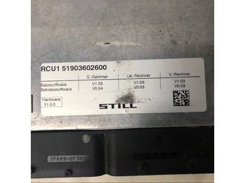 Bloc de gestion pour Matériel de manutention Motor controller RCU1 for Still: photos 4 Bloc de gestion pour Matériel de manutention Motor controller RCU1 for Still: photos 4