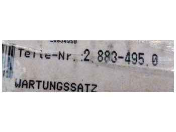 Pièces de rechange pour Machine de nettoyage neuf Kärcher Maintenance Set: photos 3 Pièces de rechange pour Machine de nettoyage neuf Kärcher Maintenance Set: photos 3
