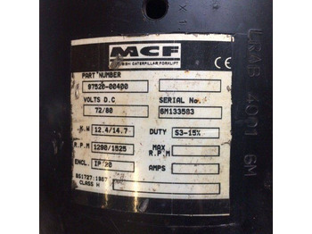 Moteur et pièces pour Matériel de manutention Pump motor 72/80V for Caterpillar: photos 3
