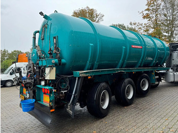 Semi-remorque citerne Veenhuis 36m3 RVS Mestoplegger Geijkte weging Nieuwe APK VMA Bemonstering 2x stuuras: photos 4