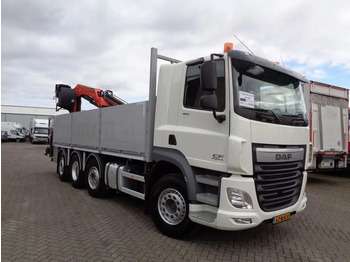 Camion grue DAF CF 460 Combi Pacton MXD220 + 8X2 + Manual + Euro 6 + Palfinger PK 18500: photos 2