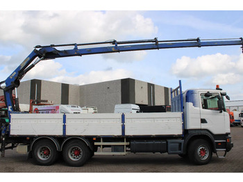 Camion grue Scania G440 hiab 166-4 hipro + 6x4 + manual + remote: photos 2