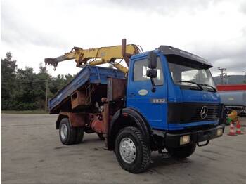 Camion benne Mercedes-Benz NG 1932 V10 MERCEDES BENZ 1932K(4X4) KIPPER AND CRANE