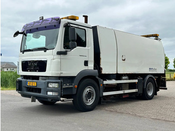 Balayeuse de voirie MAN TGM 18.340 BEKKER LaGram/FAUN RAIL SWEEPER/Eisenbahn Reiniger: photos 3
