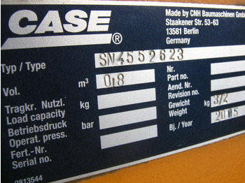 Godet pour chargeur CASE