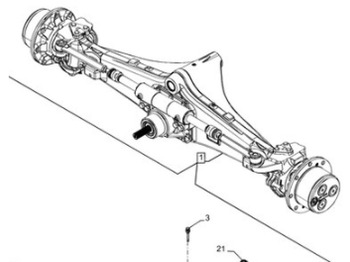 Essieu et pièces CASE