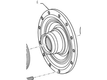 Essieu et pièces CASE