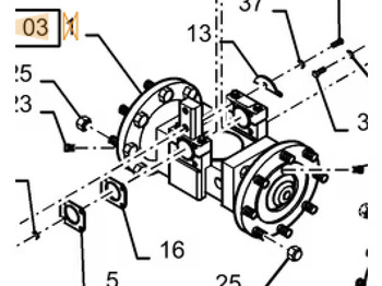 Essieu et pièces CASE