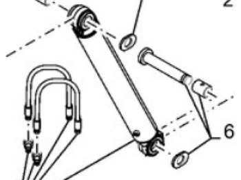 Vérin hydraulique CASE