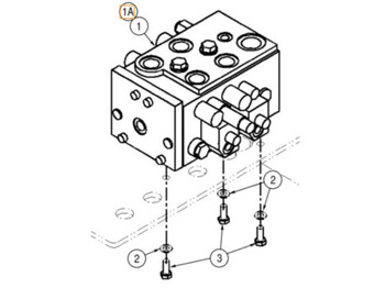 Valve hydraulique pour Engins de chantier neuf Case 87411112: photos 2