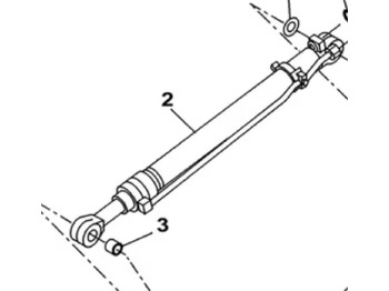 Vérin hydraulique CASE