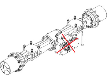 Essieu arrière CATERPILLAR