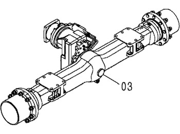 Essieu arrière HITACHI