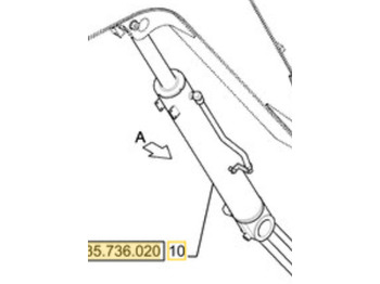 Vérin hydraulique pour Engins de chantier neuf New Holland 31MK-52912CG: photos 3