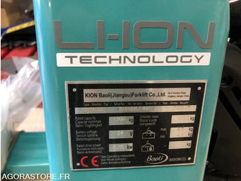 Matériel de chantier neuf 1 Transpalette Electrique 1500 Kg BAOLI - NEUF: photos 3