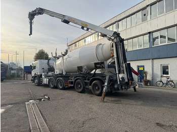 Tracteur routier Scania P450 6X4 EURO 6 + DE BUF BETON TRAILER + THEAM BELT: photos 2