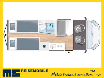 Fourgon aménagé Chausson V697 FIRST LINE / ZUBEHÖR-PAKET / EINZELBETTEN: photos 2