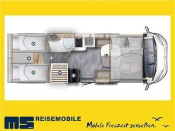 Camping-car intégral EURA MOBIL