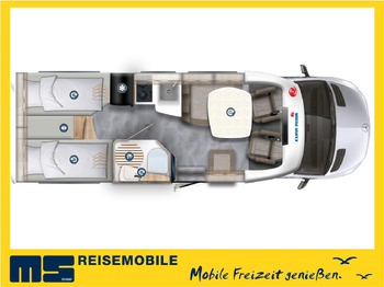Camping-car profilé Eura Mobil PROFILA T 696 EB /-2025-/ S-PAKET / EINZELBETTEN: photos 2
