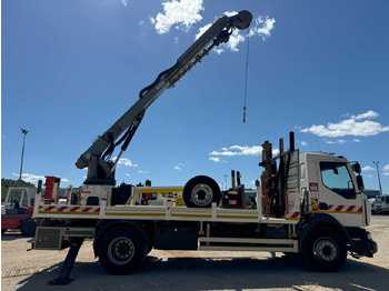 Camion plateau, Camion grue Risa Renault D14 G2T TARIÈRE: photos 4