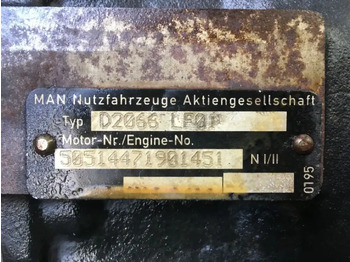 Moteur et pièces pour Camion MAN Motorblok D2066 LF01: photos 3