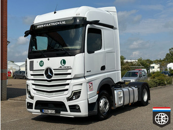 Tracteur routier Mercedes-Benz ACTROS 1845 MP5 - MIRROR CAMS - 2x TANK - NIGHT a/c: photos 2