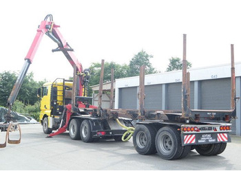 Camion grumier, Camion grue MAN 26.540 TGX 6x4, Kombizug, Huttner LNZK 20: photos 4