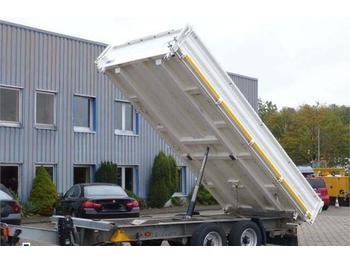 Semi-remorque surbaissé Müller-Mitteltal KA-TA-R 11.900 kg,Tandem Tieflader, Kipper,Rampe