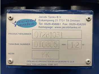 Cuve de stockage Jacobi Dieseltank 1200 Liter Jacobi Kiwa: photos 4