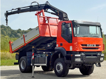 Camion benne, Camion grue Iveco TRAKKER 190T36 * HIAB 111 ES-2 HIDUO * 4x4 * TOP: photos 2 Camion benne, Camion grue Iveco TRAKKER 190T36 * HIAB 111 ES-2 HIDUO * 4x4 * TOP: photos 2