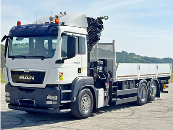 Camion grue MAN TGS 26.400 * HIAB 322 EP-5 HIDUO + FUNK* TOP: photos 4