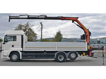 Camion grue, Camion plateau MAN TGS 26.440 * PRITSCHE 6,90 m + PK 16001 - K: photos 5