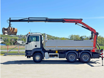 Camion benne, Camion grue MAN TGS 33.360*KIPPER 4,95 m *PK 15002 * 6x4: photos 5