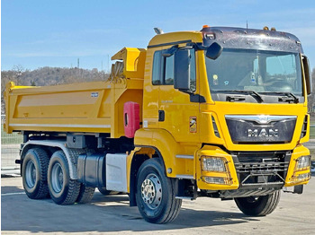 Camion benne, Camion grue neuf MAN TGS 33.440 * KIPPER 5,20 m + BORDMATIC * 6x4: photos 4
