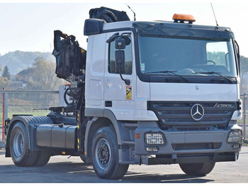 Camion grue, Tracteur routier Mercedes-Benz ACTROS 1844 * Sattelzugmaschine *HIAB 330-5/FUNK: photos 3