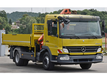 Camion grue, Camion benne Mercedes-Benz ATEGO 818 * KIPPER 4,05m + PK 6501A * TOP: photos 3