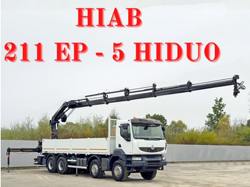 Camion grue RENAULT Kerax 430