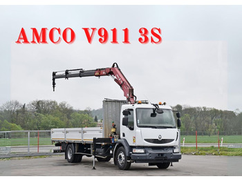 Camion grue RENAULT Midlum 220