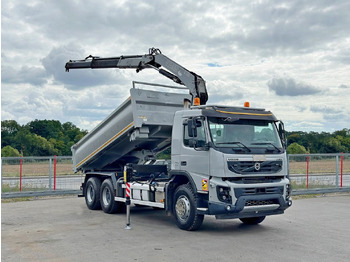 Camion grue Volvo FMX 420 Kipper 5,10m *FASSI F155A.0.22+FUNK/6x4: photos 2