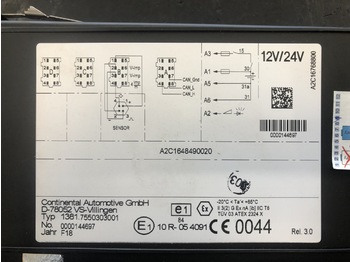 Chronotachygraphe pour Camion TACHOGRAPH CONTROL UNIT ACTROS MP3 EURO 5