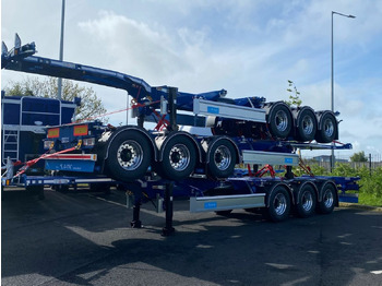 Remorque porte-conteneur/ Caisse mobile D-TEC